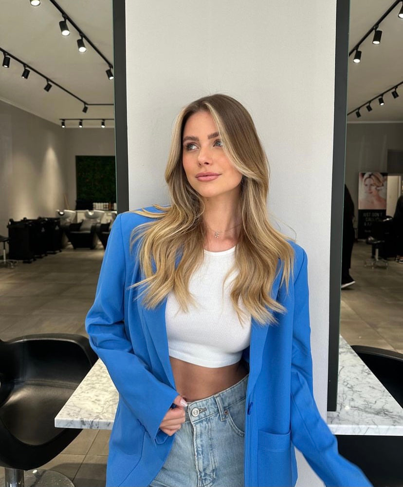 blonde halo hair extensions