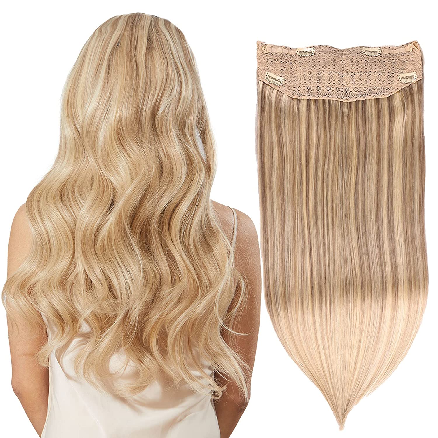 Halo hair extensions