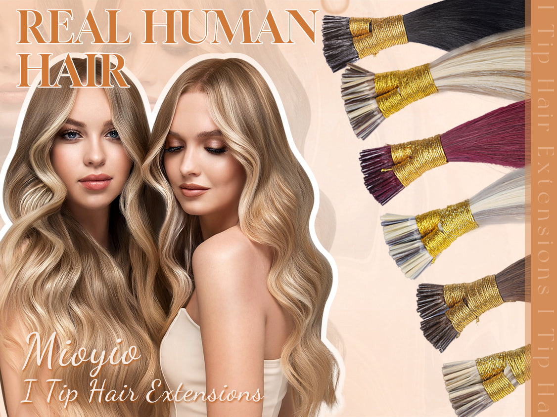 I Tip Hair Extensions Human Hair-Allow Heat-Free Removal And Reuse