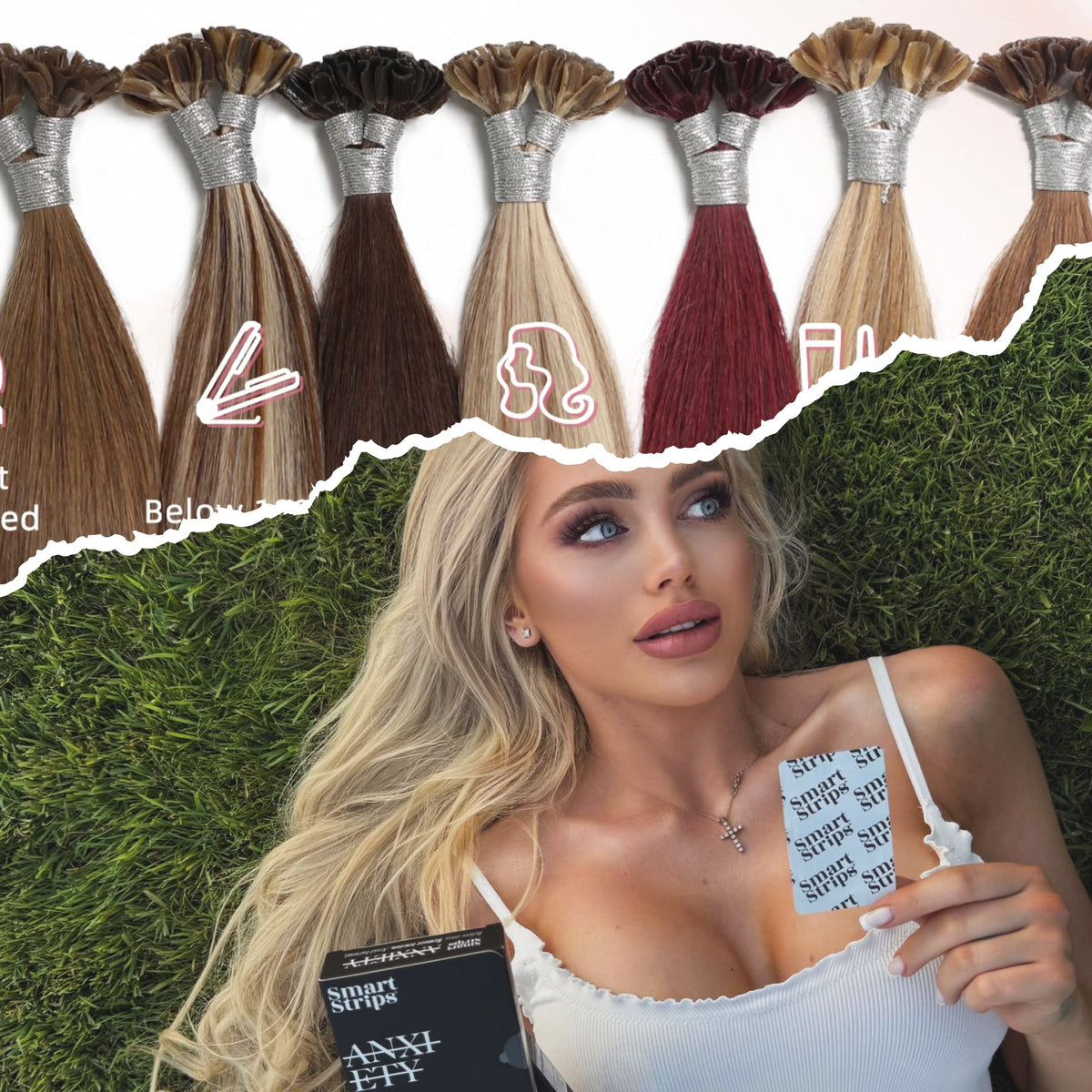 U Tip/ K Tip Hair Extensions Real Human Hair-100% A-grade Virgin Hair Quality