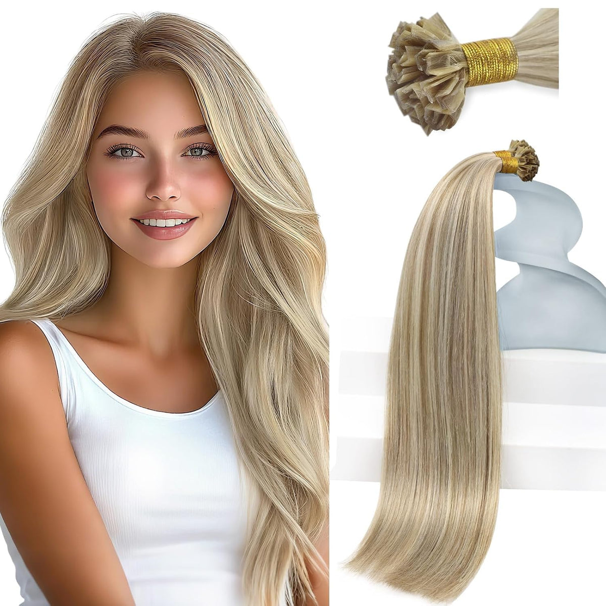 U tip Human Hair Extensions