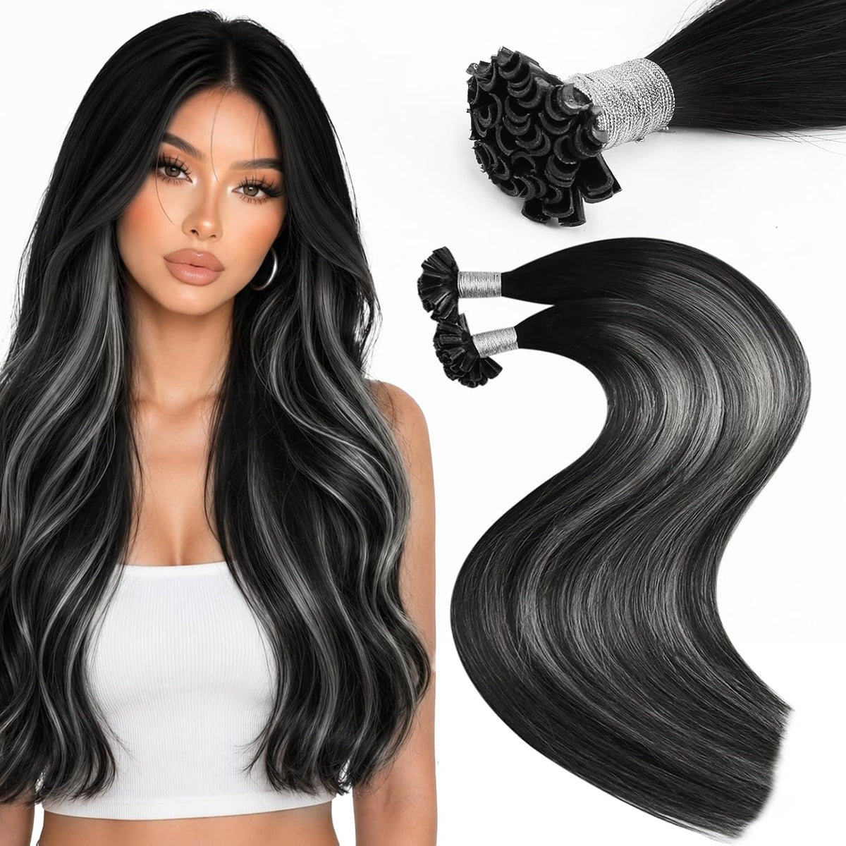U tip Human Hair Extensions