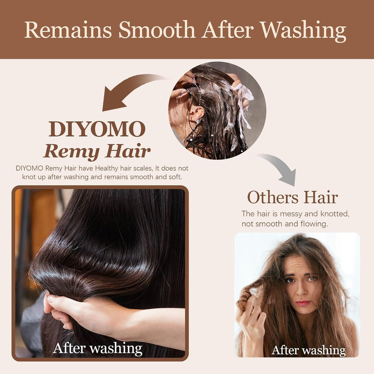 Microlink Hair Extensions Human Hair #760 Brown Balayage Light Brown with Blonde 18 inch Smooth and Invisible Micro Loop Remy Hair 50g/pack Micro Link Microbead Human Hair Extensions