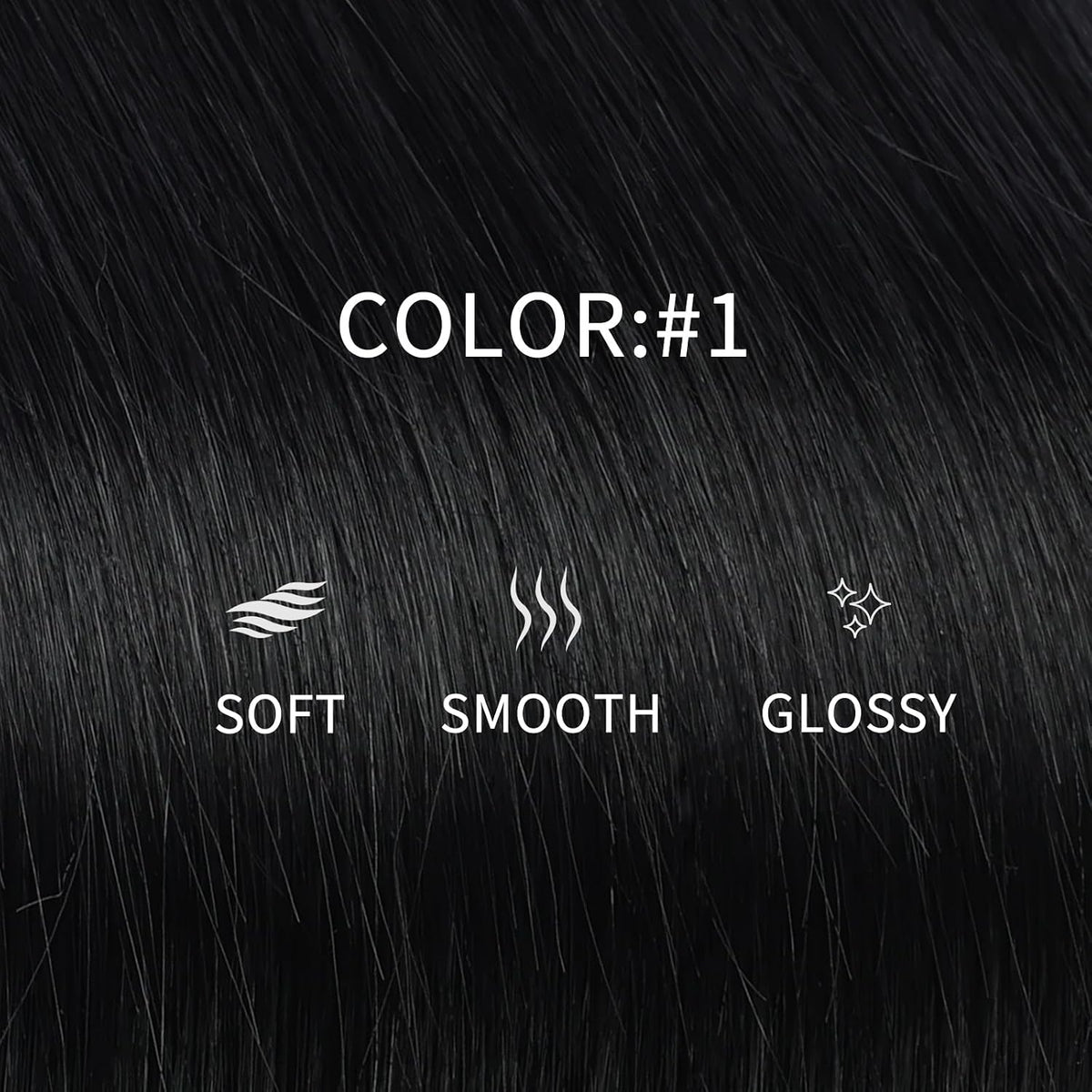 Remy-Hair Nano Bead Hair Extensions Human Hair 16Inch 40g/pack Nano Ring Hair Extensions Human Hair Color #1 Jet Black Long Straight Invisible for Women