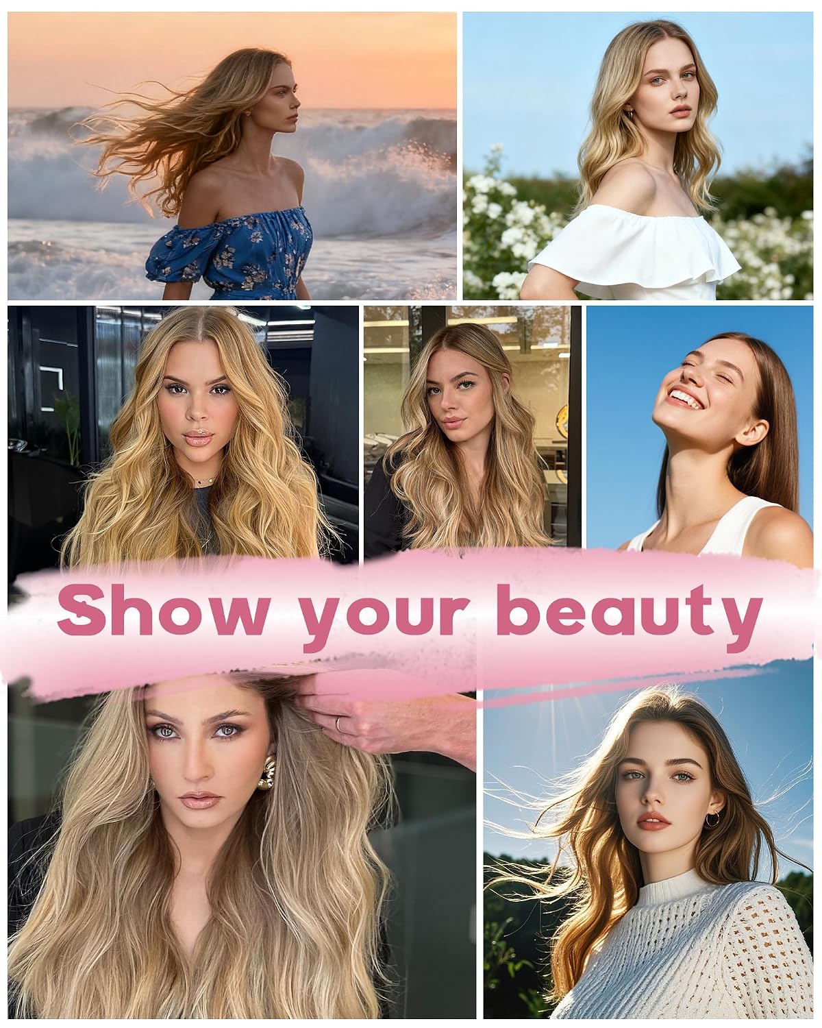 Microlink Hair Extensions Human Hair Soft And Smooth 18Inch Micro Hair Extensions No Shedding 50g