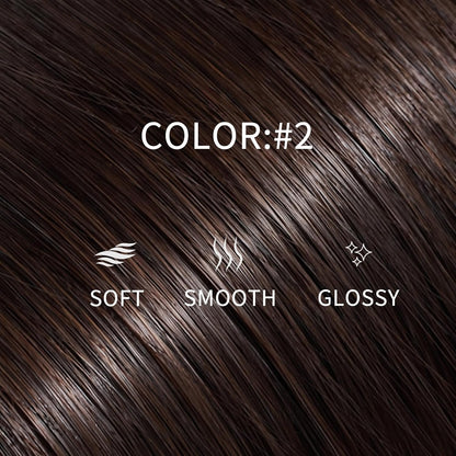 Remy-Hair K Tip Hair Extensions Real Human Hair 20inch 50g/pack U Tip K Tips Ktip Real Human Keratin Hair Extensions Color #2 Dark brown