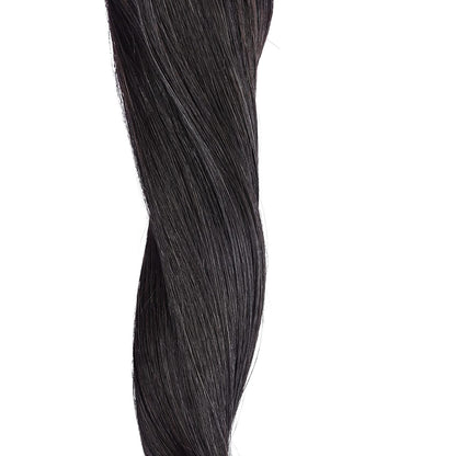 Wire Hair Extensions，DIYOMO Halo Hair Extensions Real Human Hair Black Hair Extensions Transparent Headband Adjustable Size Removable Secure，Hair Halo Extensions for Women,#1